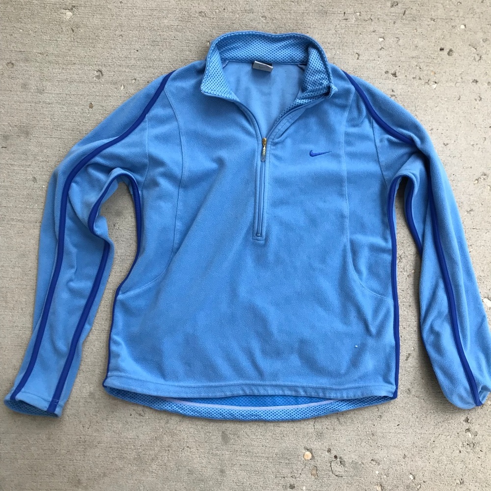 Nike Fleece Quarter Zip Pullover Medium - Picture 6 of 6